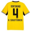 Borussia Dortmund N. Schlotterbeck 4 Hjemme 2026-27 - Fodboldtrøjer (S/S)