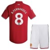 Manchester United B. Fernandes 8 Børn Hjemme 2026-27 - Fodboldtrøjer (S/S)