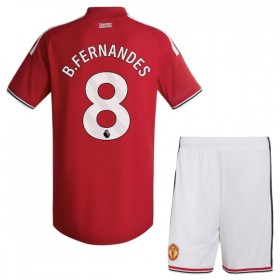 Manchester United B. Fernandes 8 Børn Hjemme 2026-27 - Fodboldtrøjer (S/S)