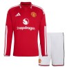 Manchester United Børn Hjemme 2026-27 - Fodboldtrøjer (L/S)