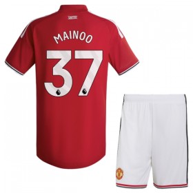 Manchester United Mainoo 37 Børn Hjemme 2026-27 - Fodboldtrøjer (S/S)