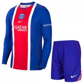 Paris Saint-Germain Børn Hjemme 2026-27 - Fodboldtrøjer (L/S)