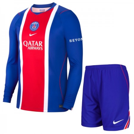 Paris Saint-Germain Børn Hjemme 2026-27 - Fodboldtrøjer (L/S)