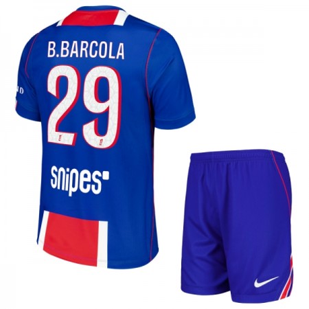 Paris Saint-Germain Bradley Barcola 29 Børn Hjemme 2026-27 - Fodboldtrøjer (S/S) Paris Saint-Germain Bradley Barcola 29 Børn Hjemme 2026-27 - Fodboldtrøjer (S/S)