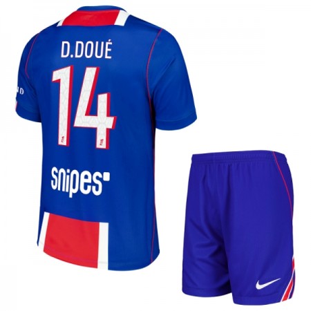 Paris Saint-Germain Desire Doue 14 Børn Hjemme 2026-27 - Fodboldtrøjer (S/S)