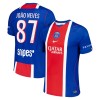 Paris Saint-Germain Joao Neves 87 Hjemme 2026-27 - Fodboldtrøjer (S/S)