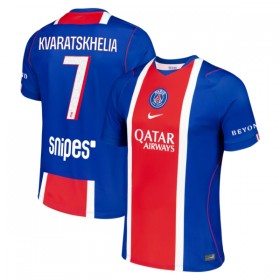 Paris Saint-Germain Kvaratskhelia 7 Hjemme 2026-27 - Fodboldtrøjer (S/S)