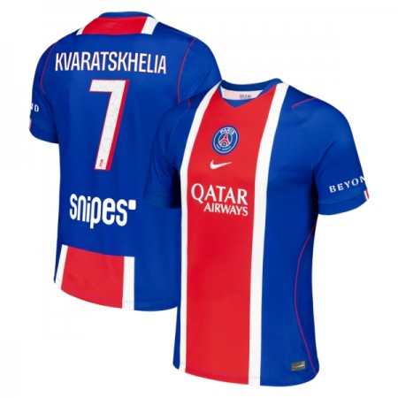 Paris Saint-Germain Kvaratskhelia 7 Hjemme 2026-27 - Fodboldtrøjer (S/S)
