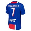 Paris Saint-Germain Kvaratskhelia 7 Hjemme 2026-27 - Fodboldtrøjer (S/S)