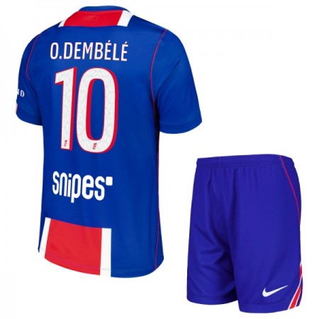 Paris Saint-Germain O. Dembele 10 Børn Hjemme 2026-27 - Fodboldtrøjer (S/S)