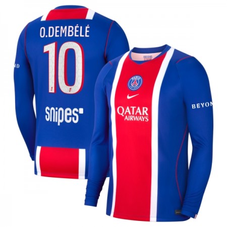 Paris Saint-Germain O. Dembele 10 Hjemme 2026-27 - Fodboldtrøjer (L/S)