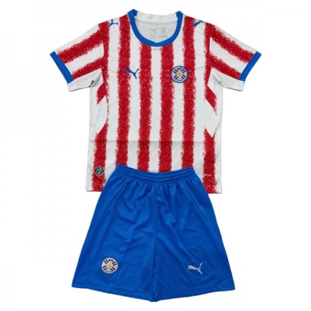 Paraguay Børn Hjemme VM 2026 - Fodboldtrøjer (S/S)