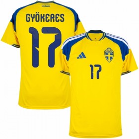 Sverige Gyokeres 17 Hjemme VM 2026 - Fodboldtrøjer (S/S)