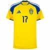 Sverige Gyokeres 17 Hjemme VM 2026 - Fodboldtrøjer (S/S)