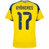Sverige Gyokeres 17 Hjemme VM 2026 - Fodboldtrøjer (S/S)