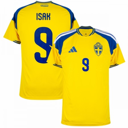 Sverige Isak 9 Hjemme VM 2026 - Fodboldtrøjer (S/S) Sverige Isak 9 Hjemme VM 2026 - Fodboldtrøjer (S/S)