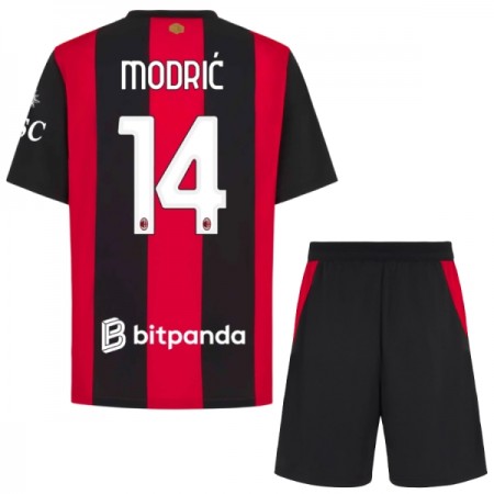 AC Milan Modrić 14 Børn Hjemme 2026-27 - Fodboldtrøjer (S/S)