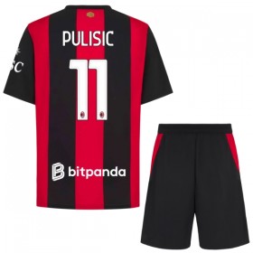 AC Milan Pulisic 11 Børn Hjemme 2026-27 - Fodboldtrøjer (S/S)