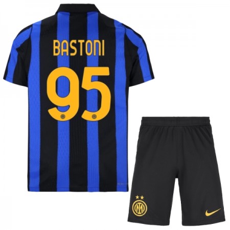 Inter Milan Bastoni 95 Børn Hjemme 2026-27 - Fodboldtrøjer (S/S) Inter Milan Bastoni 95 Børn Hjemme 2026-27 - Fodboldtrøjer (S/S)