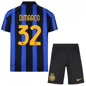 Inter Milan Dimarco 32 Børn Hjemme 2026-27 - Fodboldtrøjer (S/S)