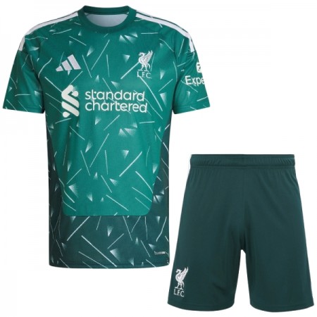 Liverpool Målmand Børn Hjemme 2026-27 Grøn - Fodboldtrøjer (S/S)
