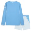 Manchester City Børn Hjemme 2026-27 - Fodboldtrøjer (L/S)