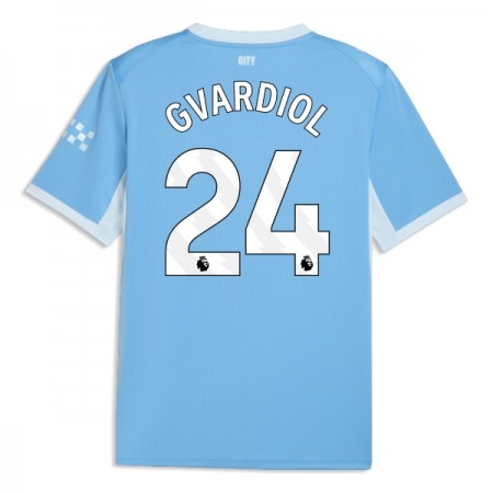 Manchester City Gvardiol 24 Hjemme 2026-27 - Fodboldtrøjer (S/S)
