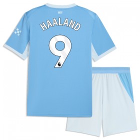 Manchester City Haaland 9 Børn Hjemme 2026-27 - Fodboldtrøjer (S/S)