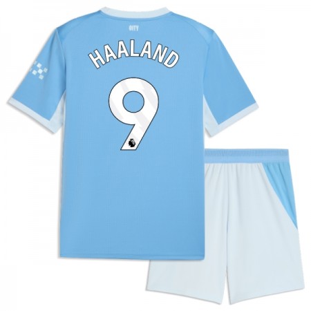 Manchester City Haaland 9 Børn Hjemme 2026-27 - Fodboldtrøjer (S/S)