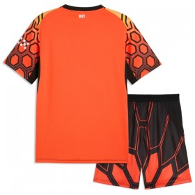 Manchester City Målmand Børn Tredje 2026-27 Orange - Fodboldtrøjer (S/S)