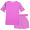 Manchester City Målmand Børn Udebane 2026-27 Pink - Fodboldtrøjer (S/S)