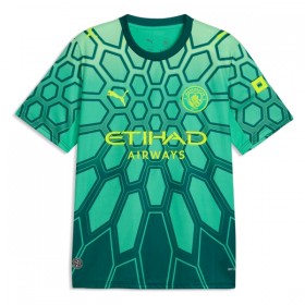 Manchester City Målmand Hjemme 2026-27 Grøn - Fodboldtrøjer (S/S)