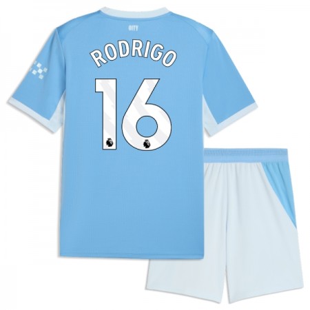 Manchester City Rodrigo 16 Børn Hjemme 2026-27 - Fodboldtrøjer (S/S)