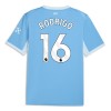 Manchester City Rodrigo 16 Hjemme 2026-27 - Fodboldtrøjer (S/S)