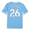 Manchester City Savinho 26 Hjemme 2026-27 - Fodboldtrøjer (S/S)