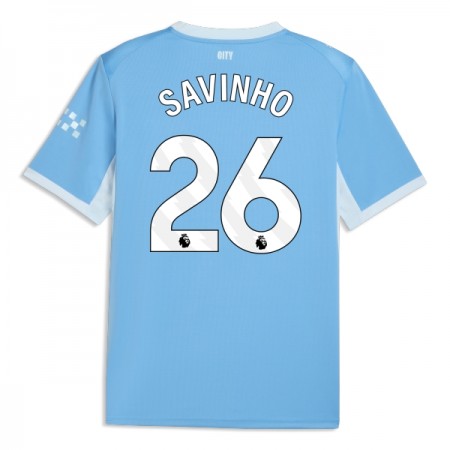 Manchester City Savinho 26 Hjemme 2026-27 - Fodboldtrøjer (S/S)