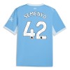 Manchester City Semenyo 42 Hjemme 2026-27 - Fodboldtrøjer (S/S)