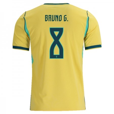 Brasilien Bruno Guimaraes 8 Hjemme VM 2026 - Fodboldtrøjer (S/S) Brasilien Bruno Guimaraes 8 Hjemme VM 2026 - Fodboldtrøjer (S/S)