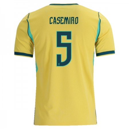 Brasilien Casemiro 5 Hjemme VM 2026 - Fodboldtrøjer (S/S)