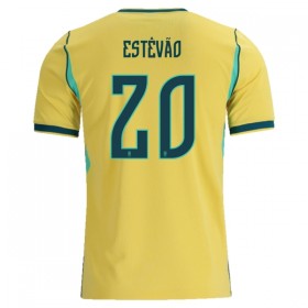 Brasilien Estevao 20 Hjemme VM 2026 - Fodboldtrøjer (S/S)