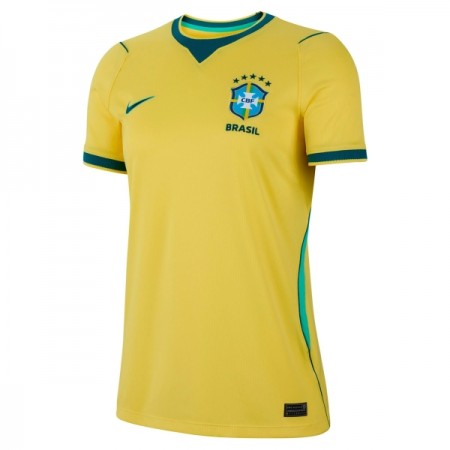 Brasilien Kvinde Hjemme VM 2026 - Fodboldtrøjer (S/S) Brasilien Kvinde Hjemme VM 2026 - Fodboldtrøjer (S/S)