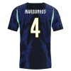 Brasilien Marquinhos 4 Udebane VM 2026 - Fodboldtrøjer (S/S) Brasilien Marquinhos 4 Udebane VM 2026 - Fodboldtrøjer (S/S)