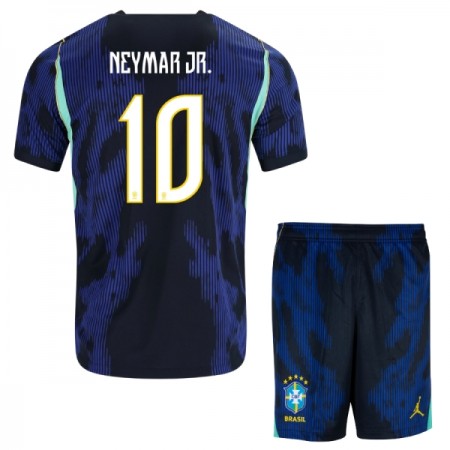 Brasilien Neymar JR 10 Børn Udebane VM 2026 - Fodboldtrøjer (S/S)