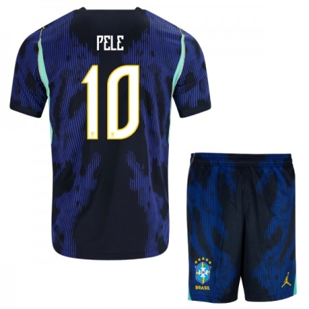 Brasilien Pele 10 Børn Udebane VM 2026 - Fodboldtrøjer (S/S) Brasilien Pele 10 Børn Udebane VM 2026 - Fodboldtrøjer (S/S)