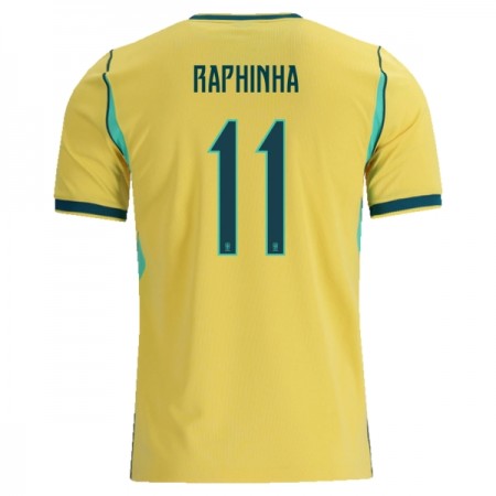 Brasilien Raphinha 11 Hjemme VM 2026 - Fodboldtrøjer (S/S) Brasilien Raphinha 11 Hjemme VM 2026 - Fodboldtrøjer (S/S)