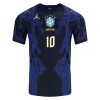 Brasilien Ronaldinho 10 Børn Udebane VM 2026 - Fodboldtrøjer (S/S)
