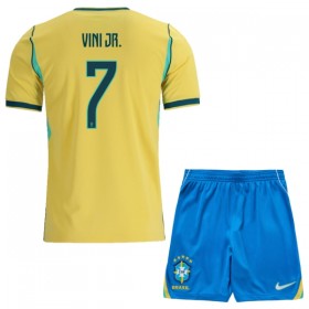 Brasilien Vini JR. 7 Børn Hjemme VM 2026 - Fodboldtrøjer (S/S)