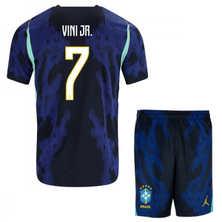 Brasilien Vini JR. 7 Børn Udebane VM 2026 - Fodboldtrøjer (S/S)