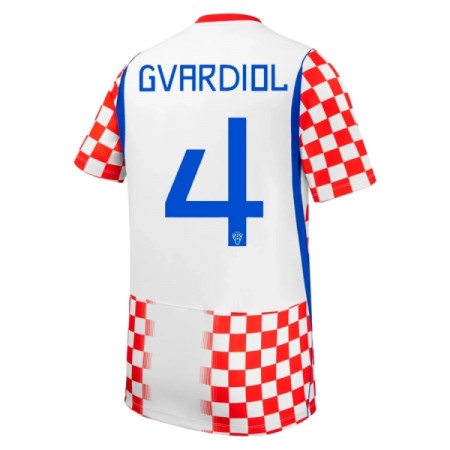 Kroatien Gvardiol 4 Hjemme VM 2026 - Fodboldtrøjer (S/S) Kroatien Gvardiol 4 Hjemme VM 2026 - Fodboldtrøjer (S/S)