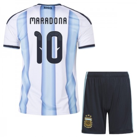 Argentina Maradona 10 Børn Hjemme VM 2026 - Fodboldtrøjer (S/S) Argentina Maradona 10 Børn Hjemme VM 2026 - Fodboldtrøjer (S/S)